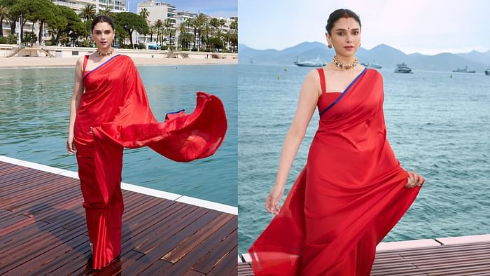 Cannes film festival look of janhvi kapoor aishwarya rai alia bhatt nitanshi goel aditi rao hydari