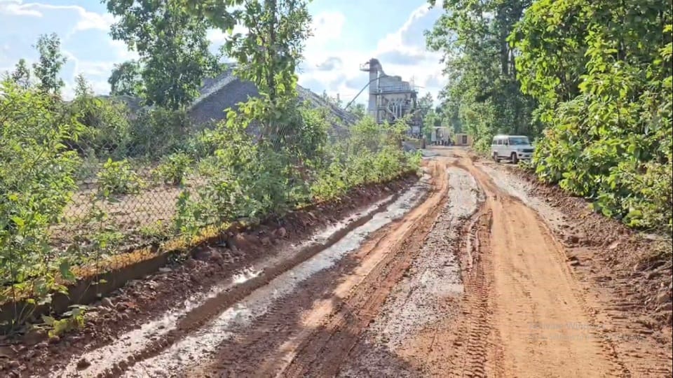 Rules flouted in Kondagaon Illegal asphalt plant on forest land department a mute spectator