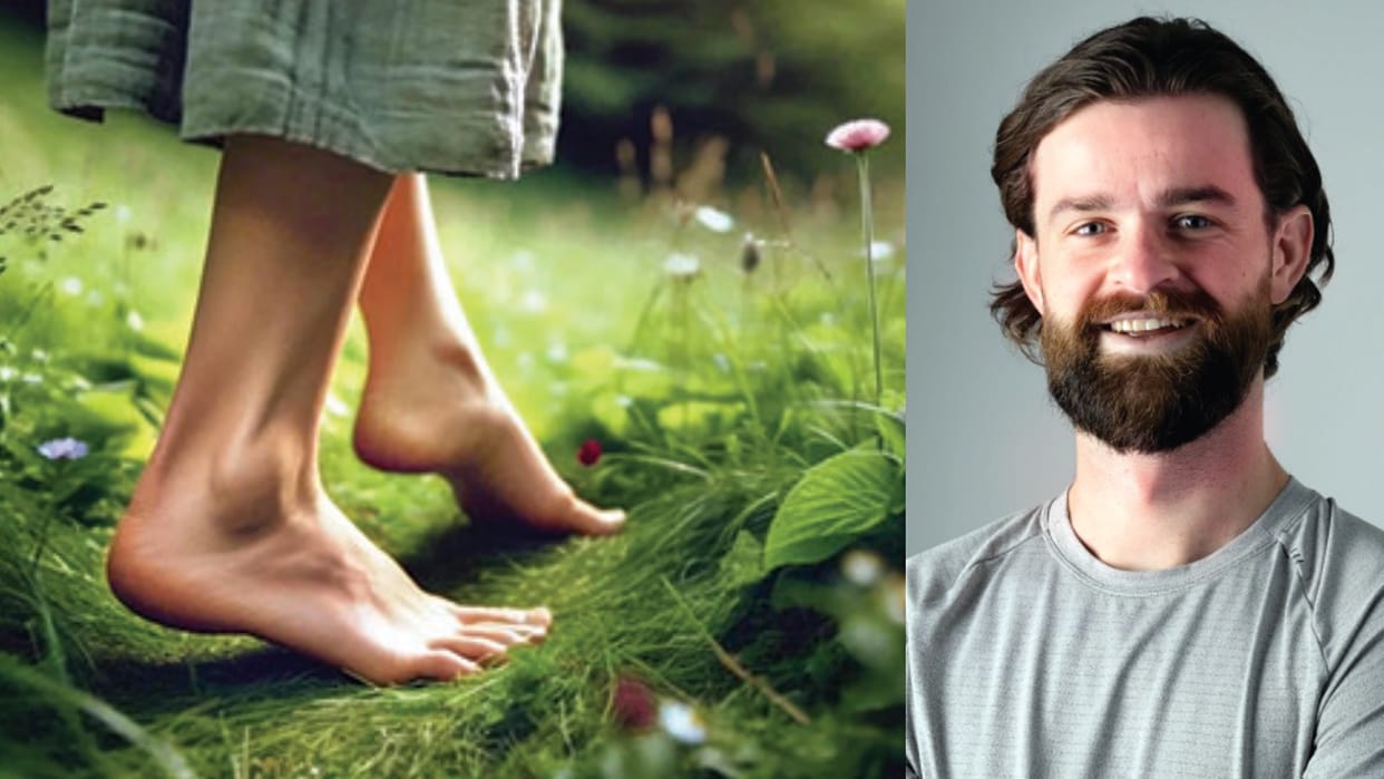 Human Health Have you ever felt the relaxation of walking barefoot on grass Grounding reduces stress