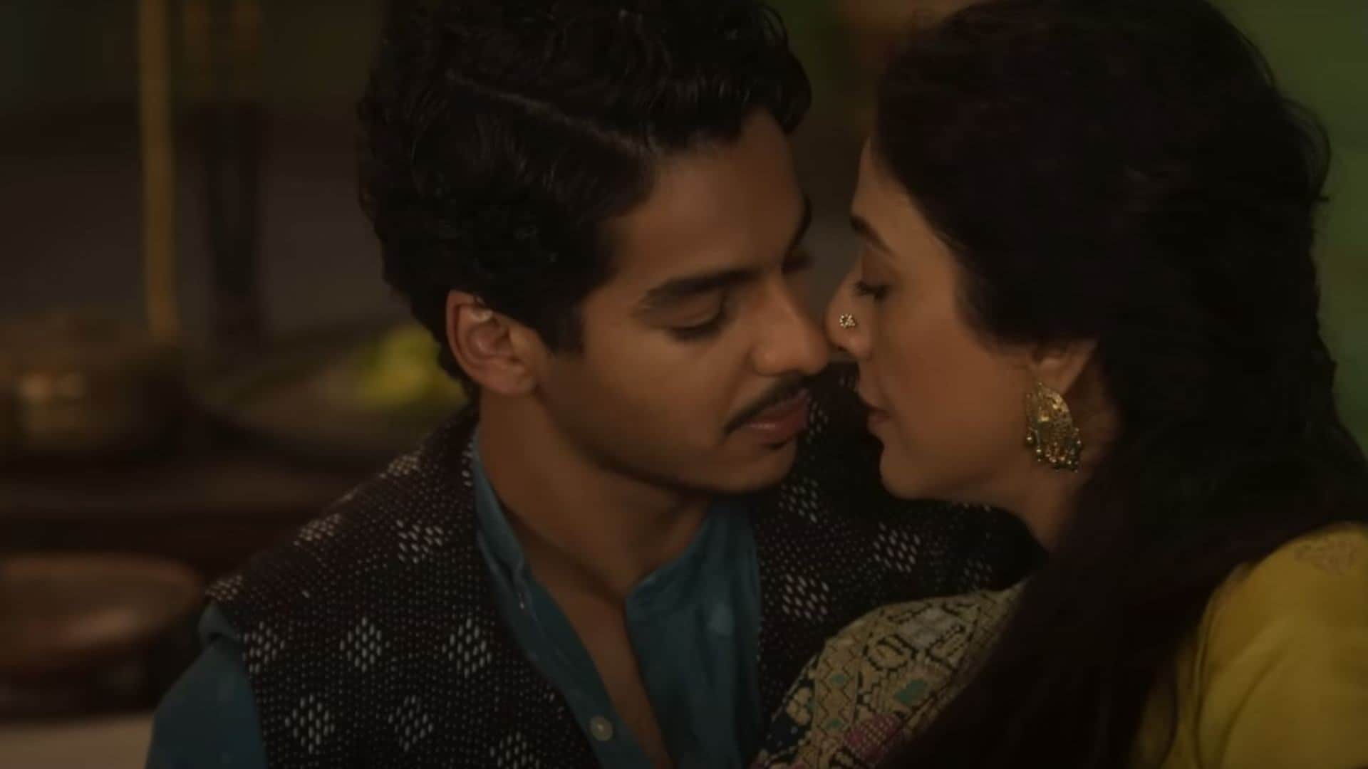 Ishaan Khatter Romance with 24 year older actress tabu in A Suitable Boy called she is naughty