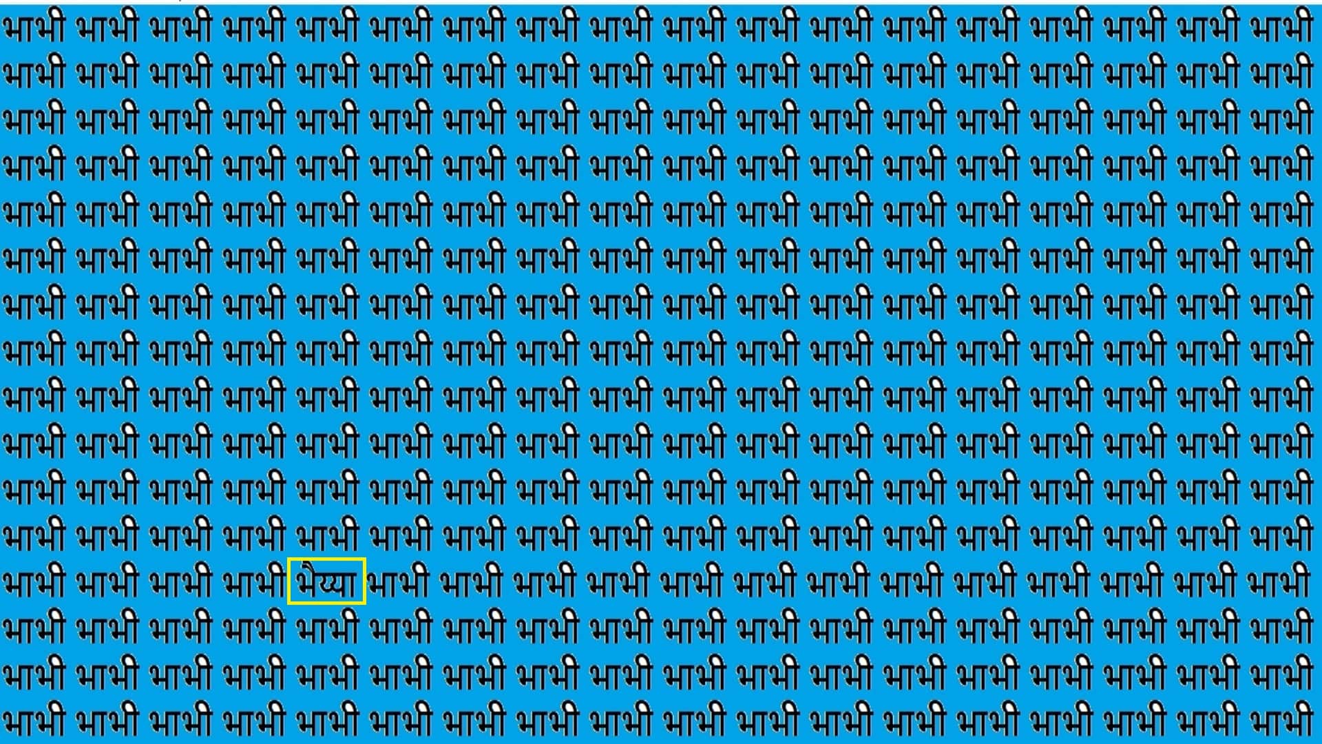 Optical Illusion IQ Test Brain Test Can You Spot Bhaiya in 15 Seconds brain teaser image