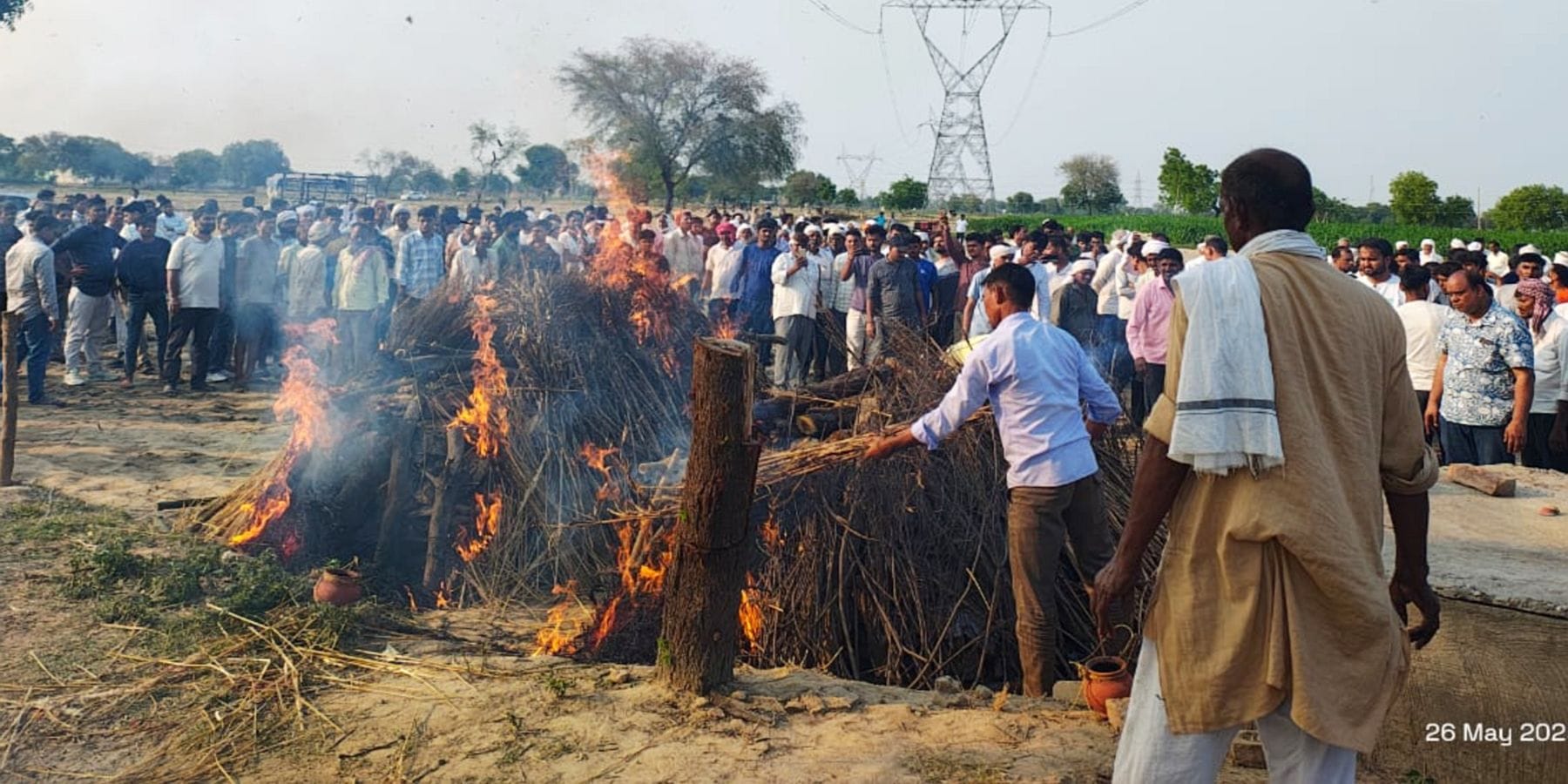 Former Pradhan and his son brutally murdered at Tundla in Firozabad