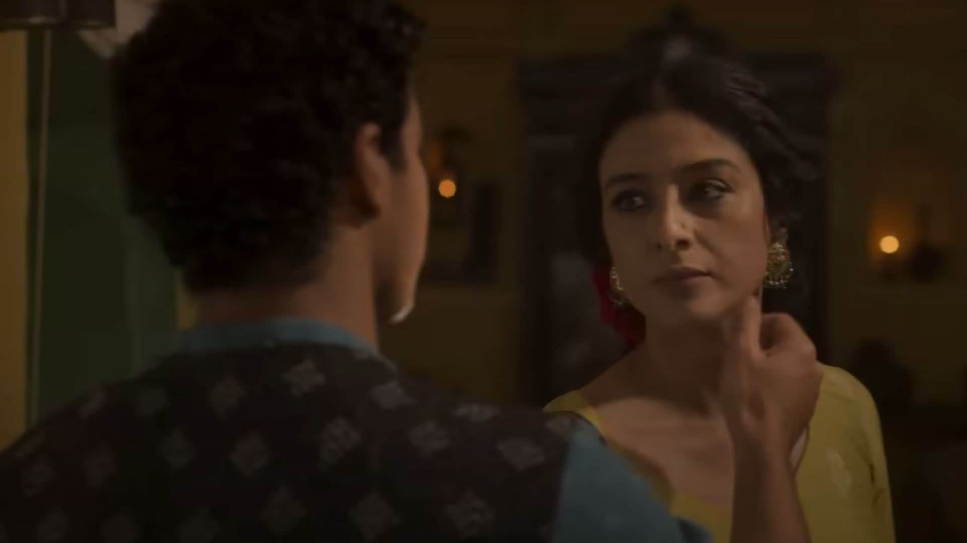 Ishaan Khatter Romance with 24 year older actress tabu in A Suitable Boy called she is naughty