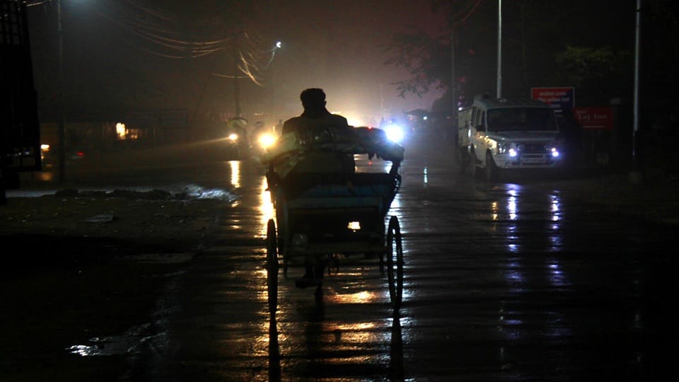 Temperature dropped by four degrees due to rain in Moradabad, cloudy weather expected for three days