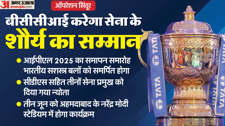 IPL 2025: आईपीएल के समापन समारोह के लिए बीसीसीआई ने की खास तैयारी, भारतीय सशस्त्र बलों का होगा सम्मान; जानें
