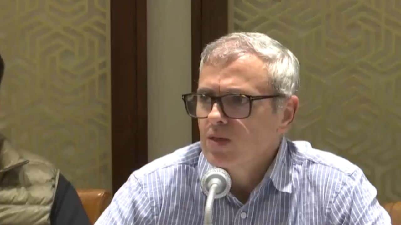 जम्मू-कश्मीर के मुख्यमंत्री उमर अब्दुल्ला