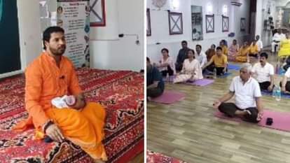 मंत्र विशेषज्ञ अमृतेश कुमार भास्कर कर रहे उपचार।