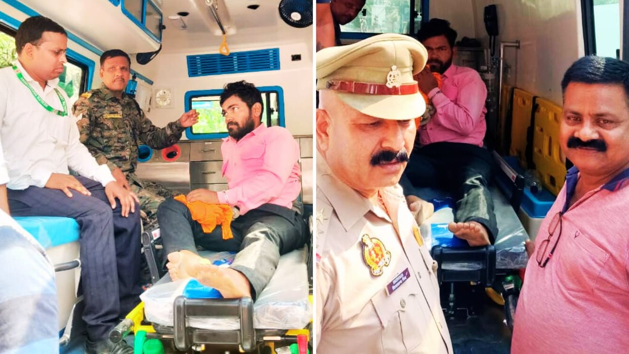 UP Encouter Jharkhand police took away Naxalite injured he was treated for seven days nephew also arrested
