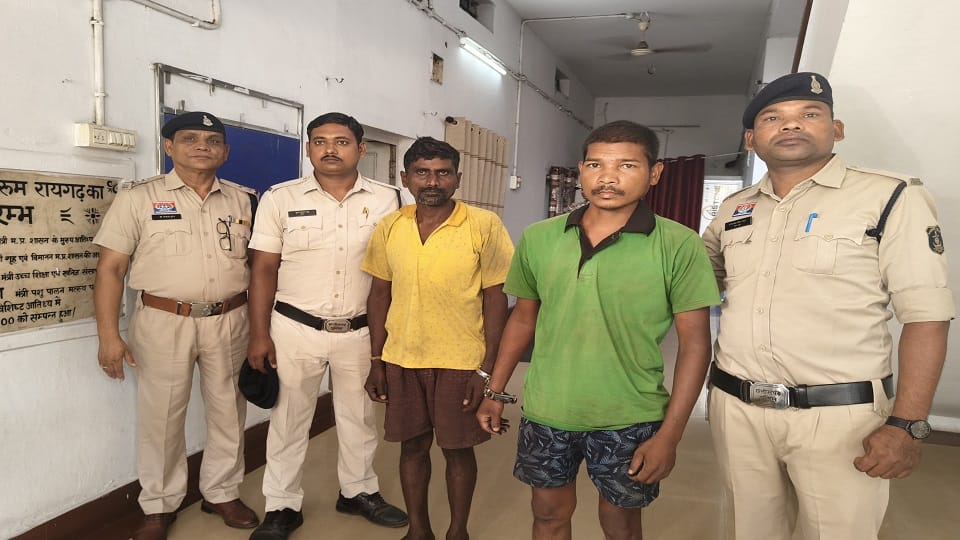 Husband got his wife and two children killed hired friend to kill him in Raigarh