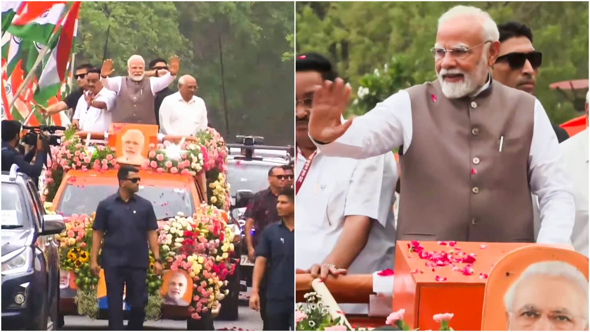 PM Modi Gujarat Visit: PM inaugurates foundation stone development projects worth Rs 5536 crore Gandhinagar