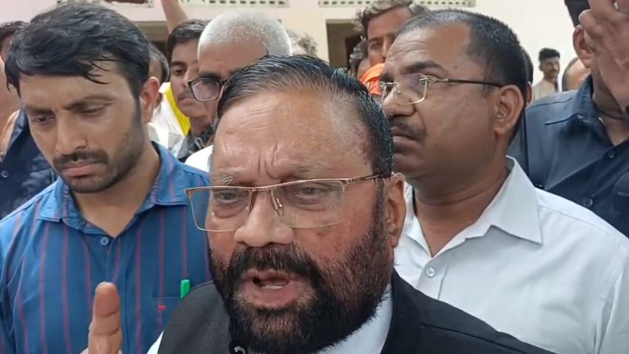 Swami Prasad Maurya says there is no law and order in Uttar Pradesh.