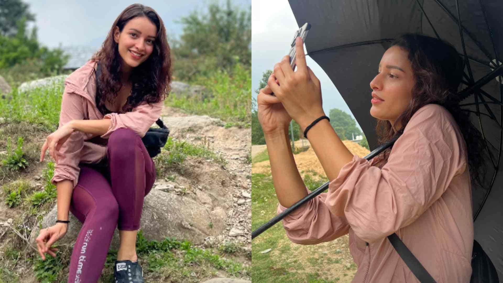 actress Triptii Dimri enjoying vacation after got sign in Movie Spirit says My pahadi heart is full today