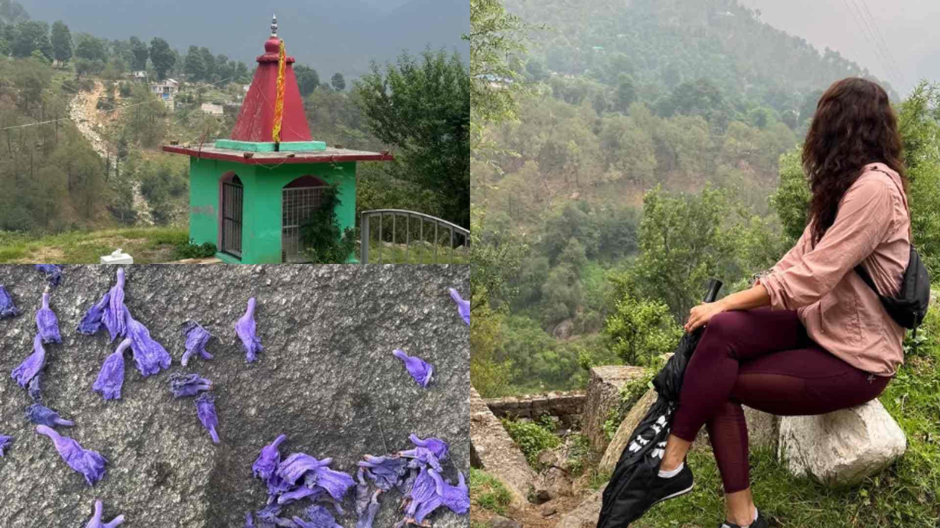 actress Triptii Dimri enjoying vacation after got sign in Movie Spirit says My pahadi heart is full today