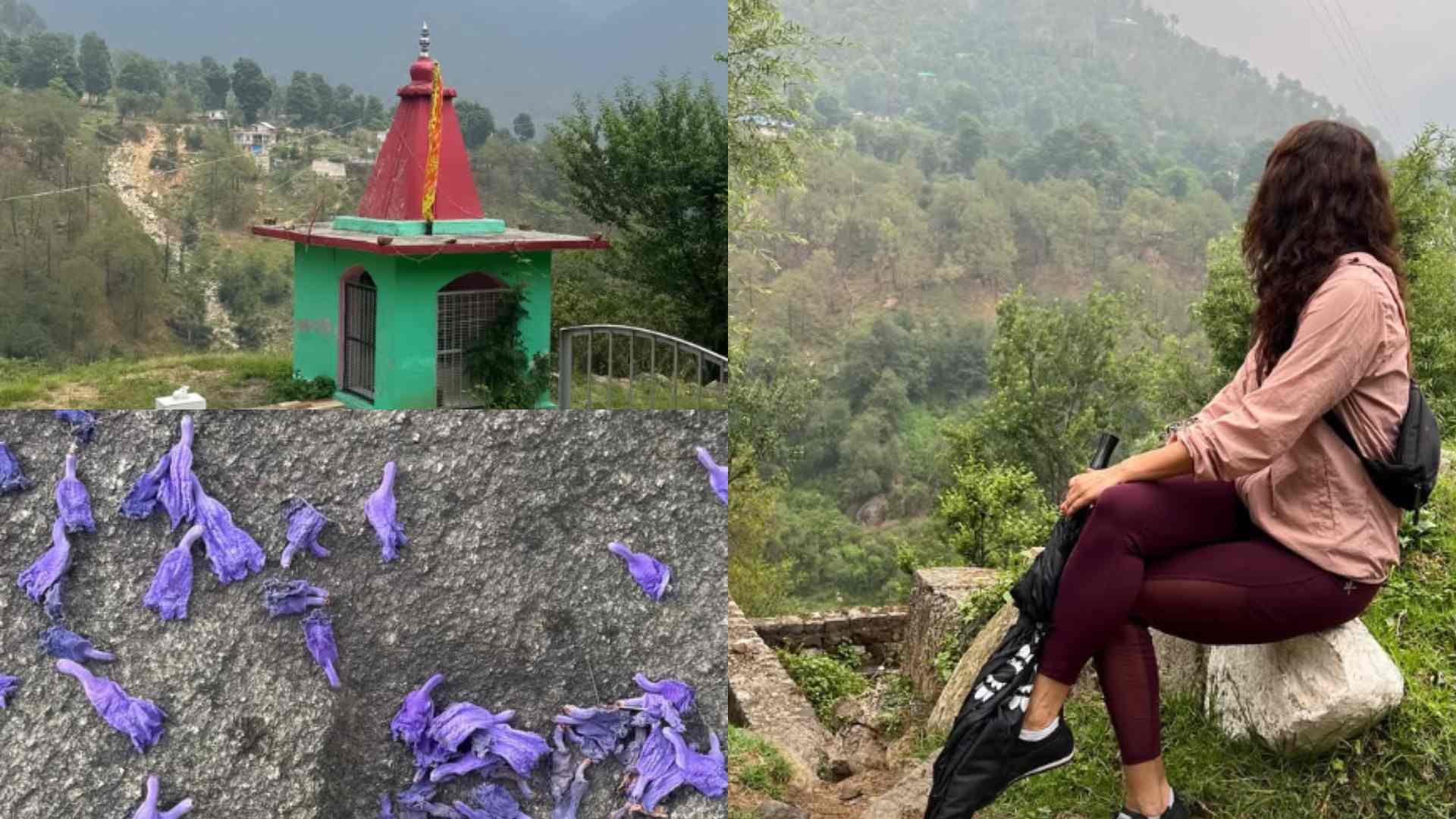 actress Triptii Dimri enjoying vacation after got sign in Movie Spirit says My pahadi heart is full today
