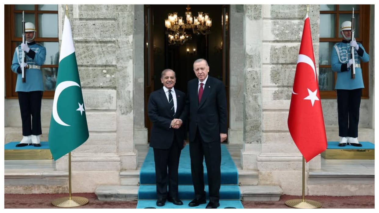 turkey president recep tayyip erdogan congratulate pakistan feild marshal asim munir shahbaz sharif