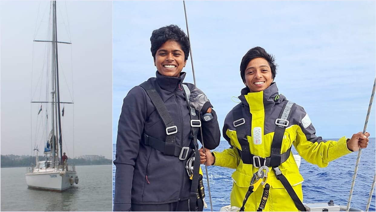 Tri-services all-women Mumbai-Seychelles-Mumbai sailing expedition concludes News In Hindi