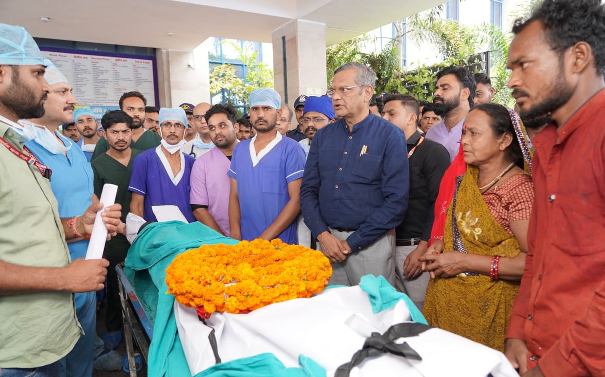 Aiims Bhopal: AIIMS is the first government hospital in the state where organs of a brain dead patient were do