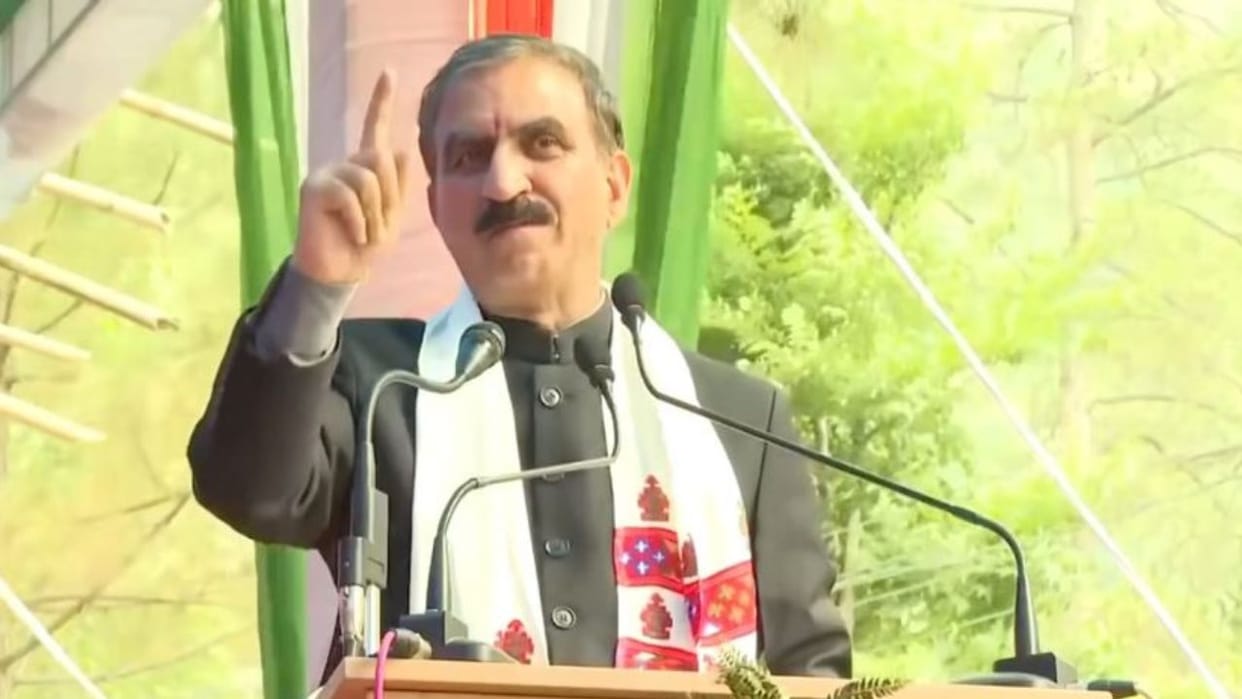 CM Sukhu said BJP is divided into five factions misleading people Banjar Kullu