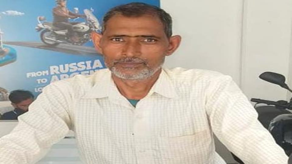 Unknown vehicle hit bike, villager died