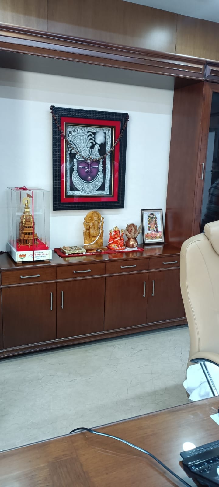 MP News: Ganeshji's idol missing from Food Minister Govind Singh Rajput's room in the ministry, questions rais
