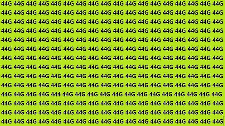 444 Color Test Optical Illusion:15 सेकेंड के अंदर इस तस्वीर में 444 को खोजिए, सिर्फ ...