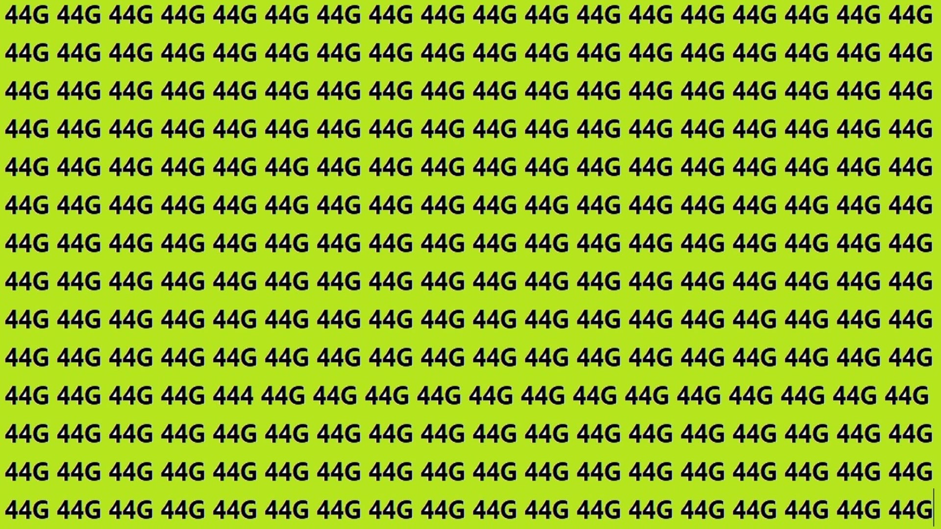444 Color Test Optical Illusions Iq Test Brain Test Can You Spot 444 In 15 Seconds ...