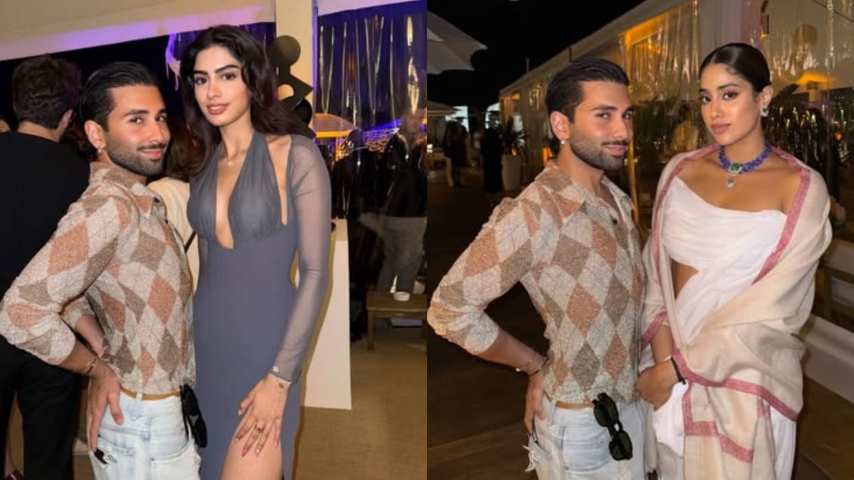 Orry Photos Went Viral With Janhvi Kapoor Khushi Kapoor Karan Johar Vishal Jethwa