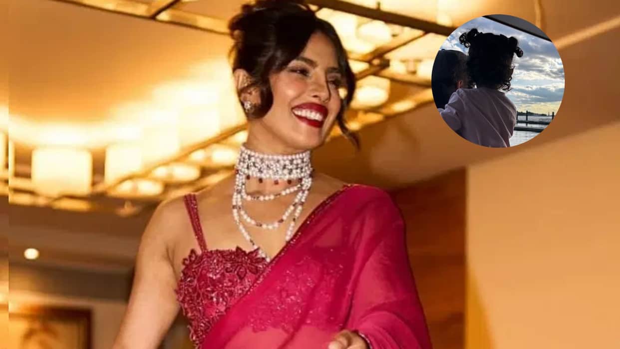 Priyanka chopra shares post with her daughter malti and both enjoying beautiful nature view