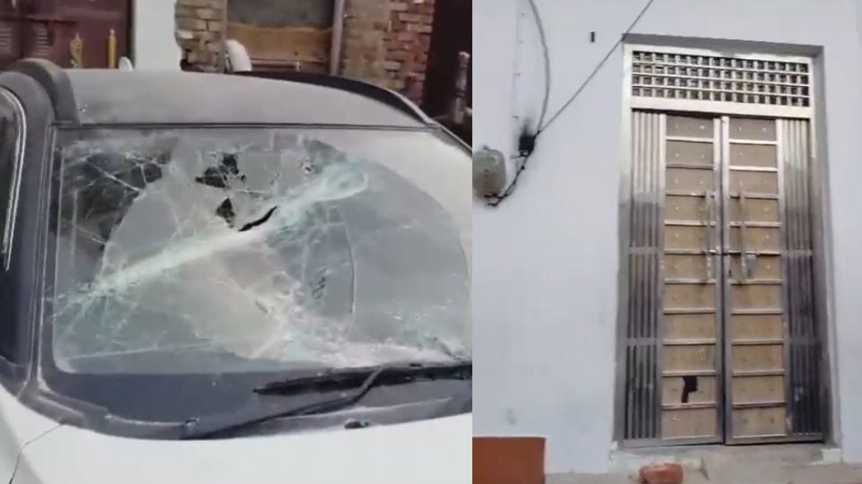 Stone pelting in protest against continued relationship of lovers in Ghaziabad
