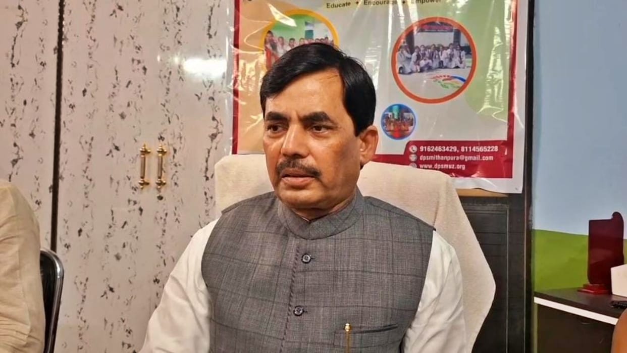 BJP spokesperson Shahnawaz Hussain give statement on SIR, thanking ShahRukh Khan for removing Bangladeshi play