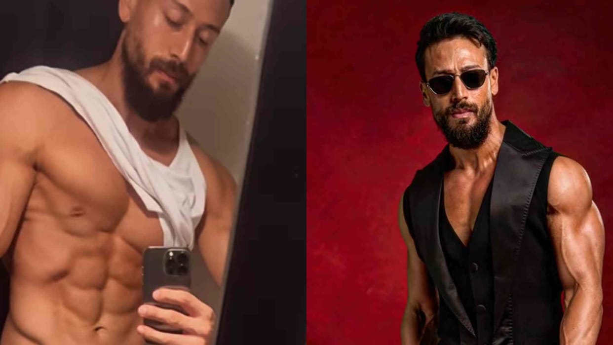 Baaghi 4 star Tiger Shroff flaunts his body transformation shares video says Lost lot of weight dancing lately