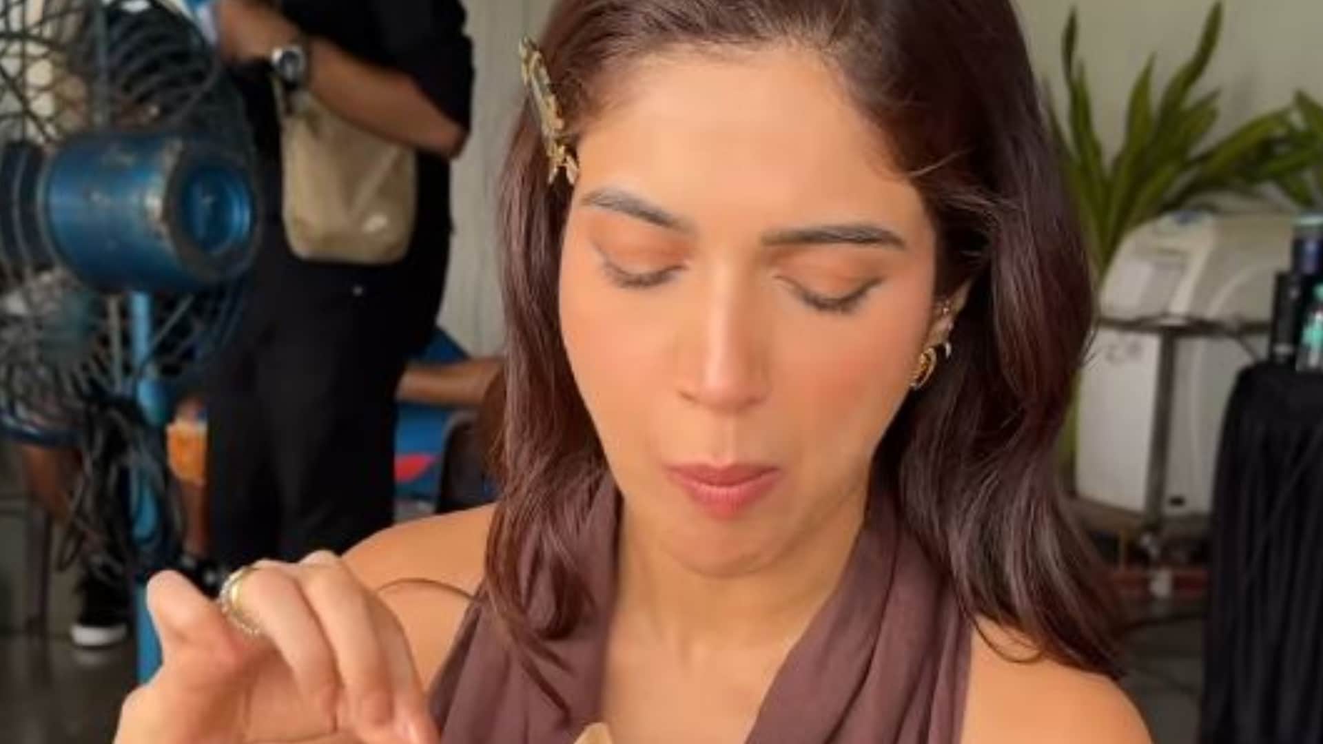 Bhumi Pednekar monsoons on set filming says Bun maska and chai gets me high