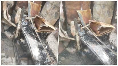 Fire broke out in a tea shop in Bhatapara