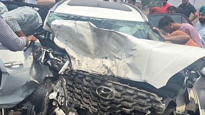 Car accident in Patiala mother in law father in law and son in law died from Haryana