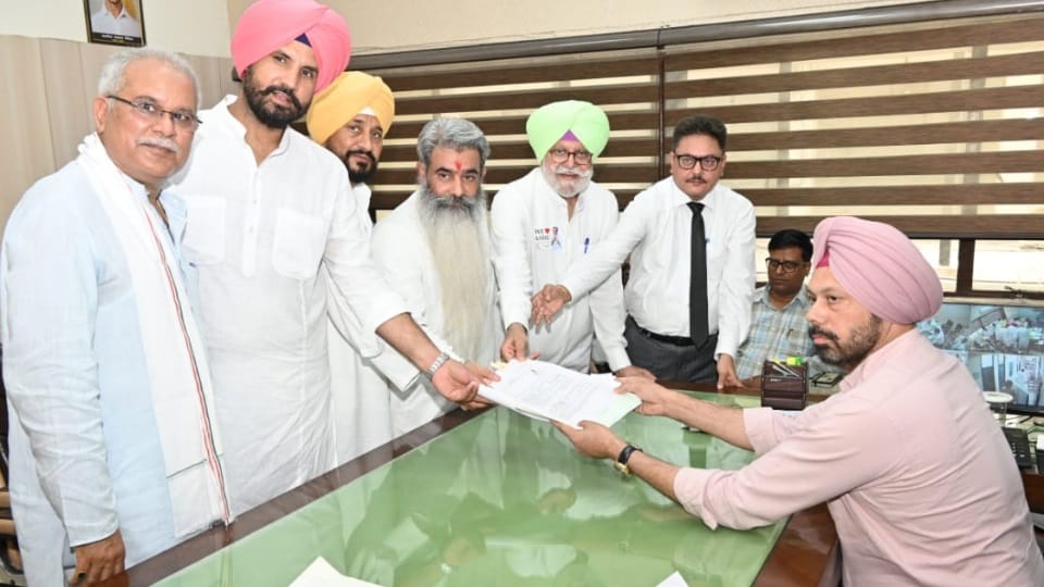 Ludhiana West by election Congress candidate Bharat Bhushan Ashu filed nomination Amrinder singh raja warring