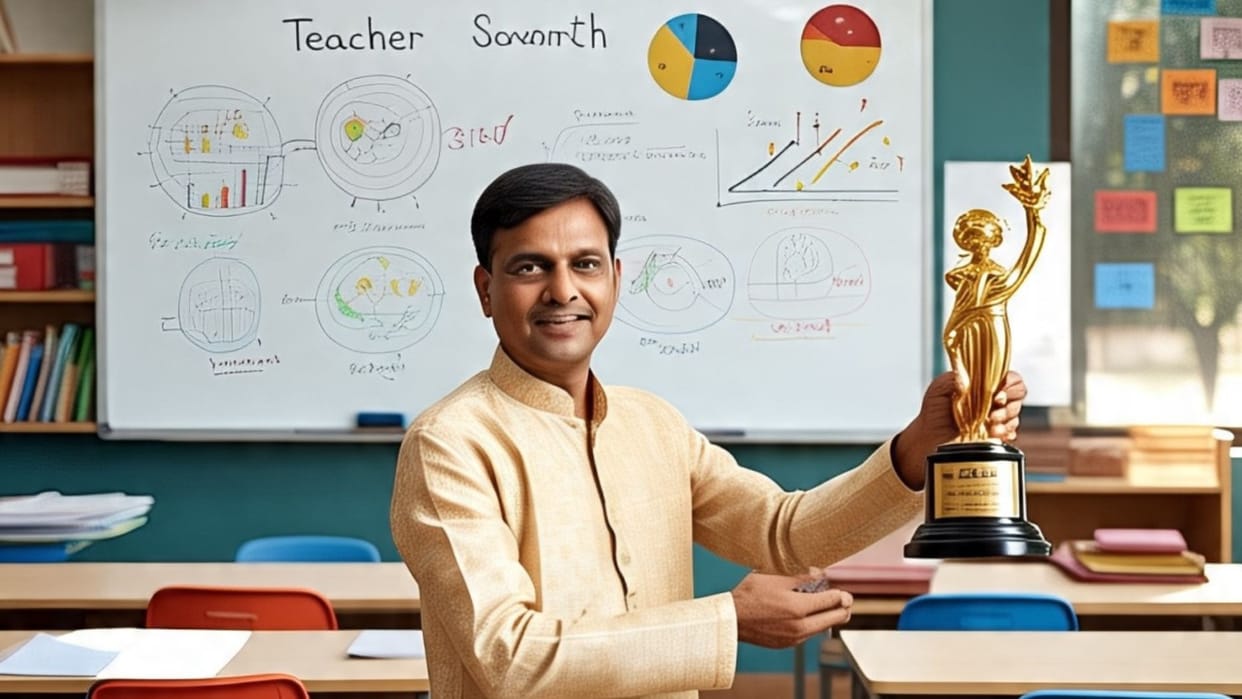 Bihar: 61 teachers who provided better education received the 'Teacher of the Month' award