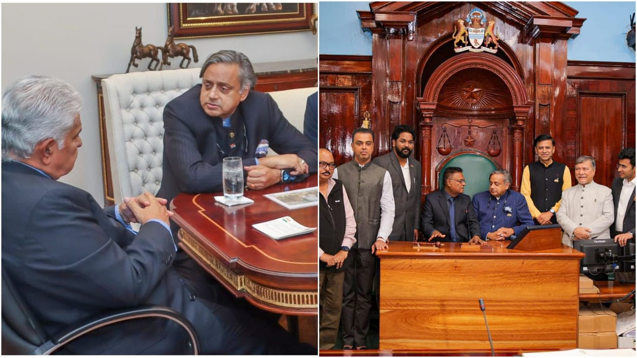 Shashi Tharoor Reaffirms India's Tough Stand Against Terrorism During All party delegation Panama Visit