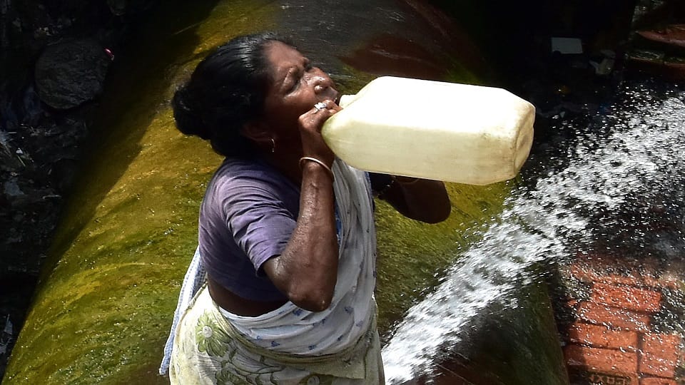 Drinking water crisis in 410 villages of Faridabad division Claims of Har Ghar Nal Se Jal exposed supply falls