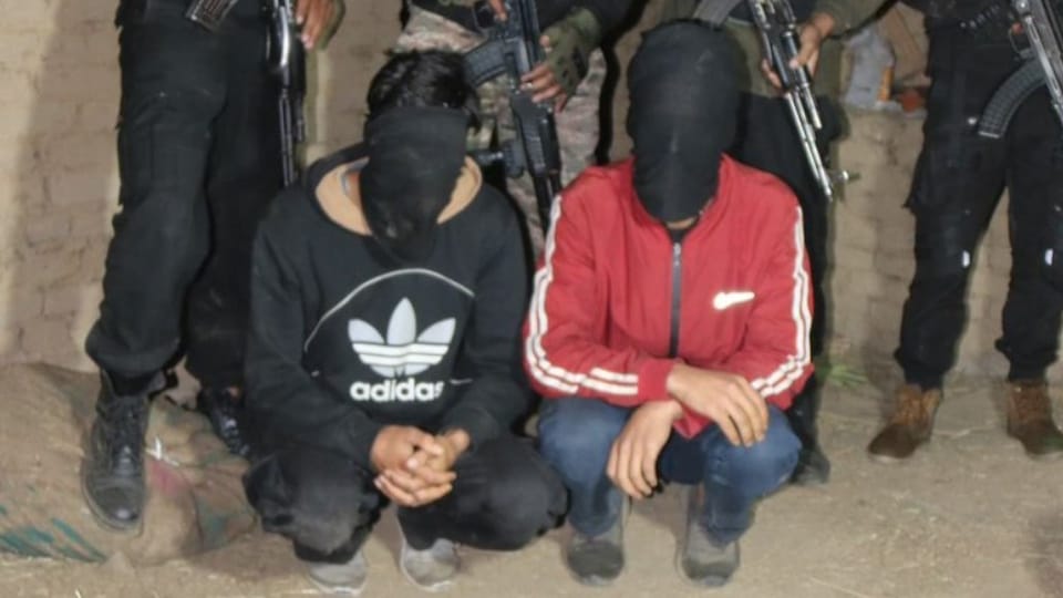 Two LeT hybrid terrorists surrendered following an operation by security forces in Shopian Jammu and Kashmir