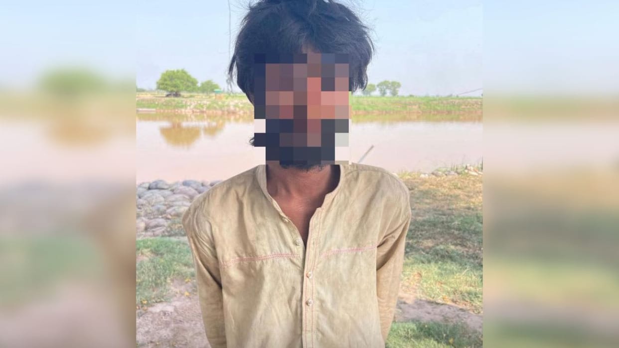 BSF troops apprehended a Pakistani intruder near the International Border in the District Pathankot