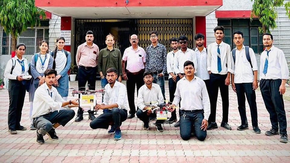 Drones of Kashipur Polytechnic students will provide relief to mountain farmers