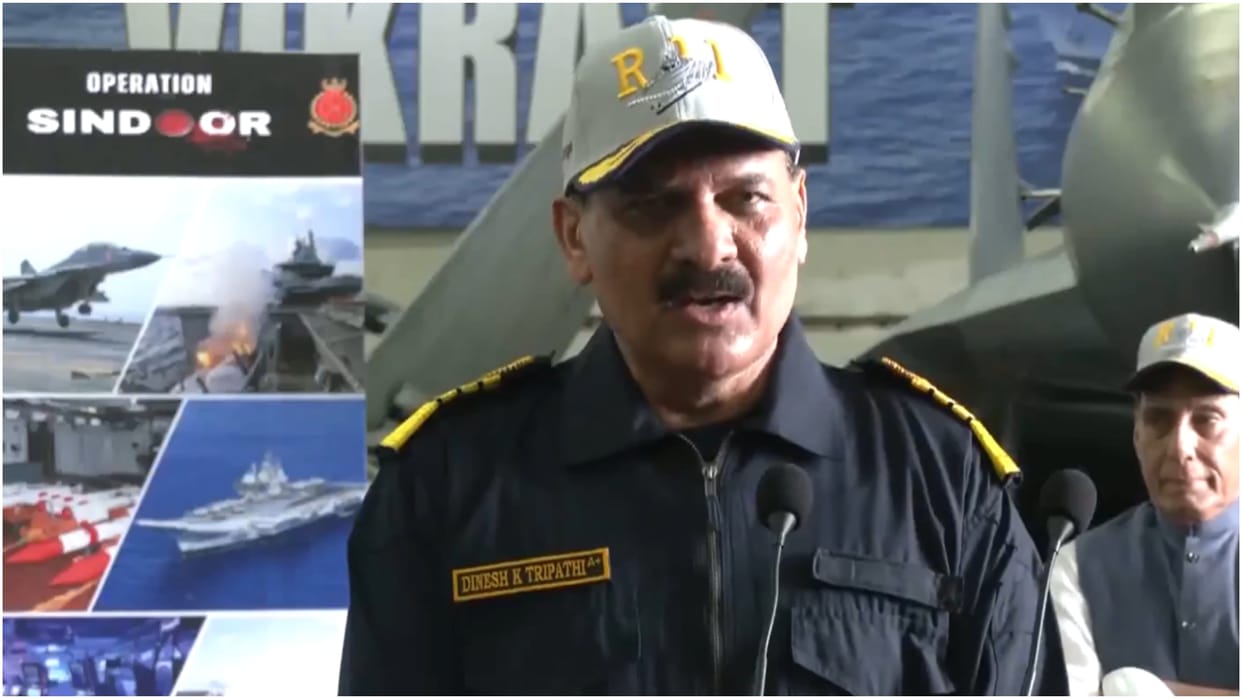 Navy Chief assured Defense Minister, said- We are ready to face every challenge