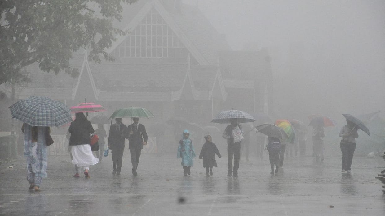 Himachal Weather Orange alert for rain and hailstorm today and tomorrow