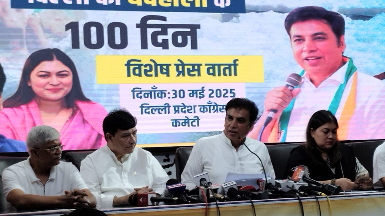 Congress raises questions on Rekha government's 100 days of work