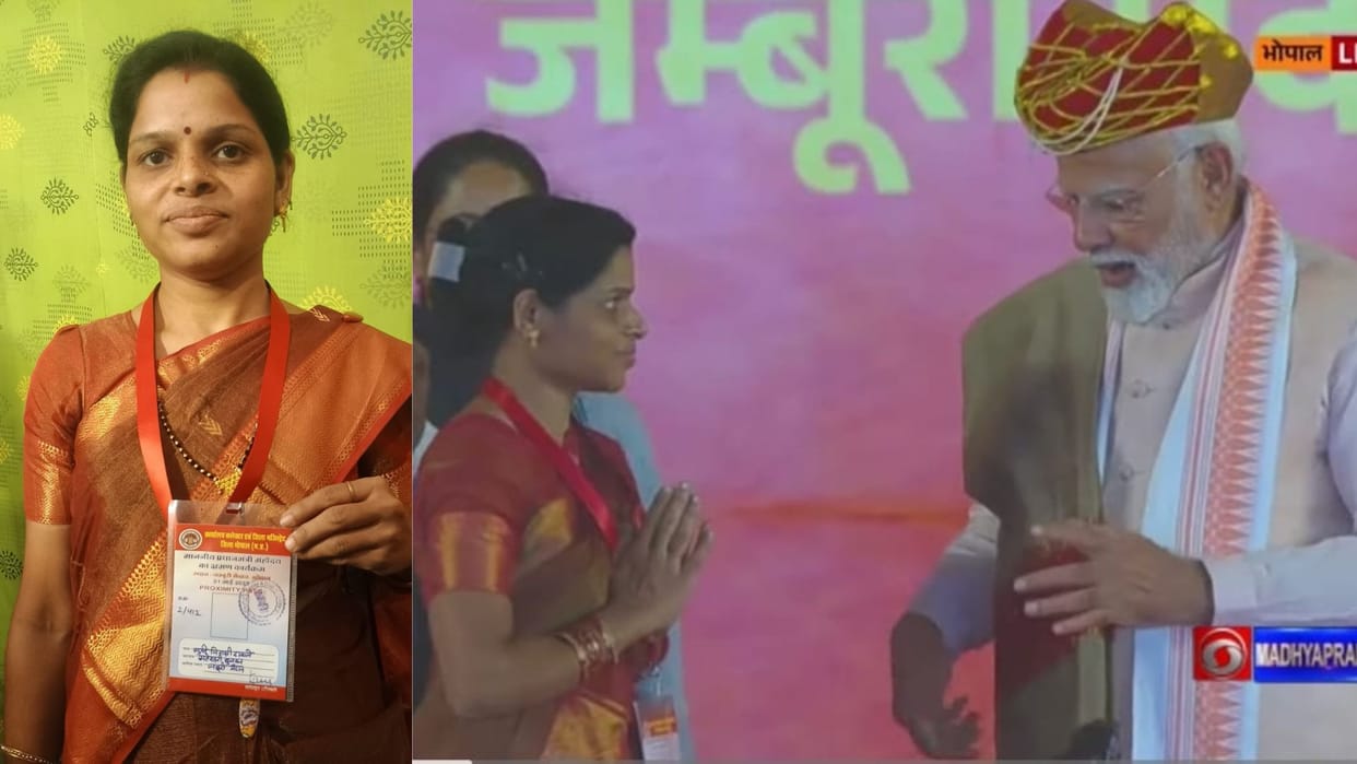 MP News: Maheshwari saree weaver Meenakshi Thakle becomes self-reliant, feels proud after meeting PM Modi