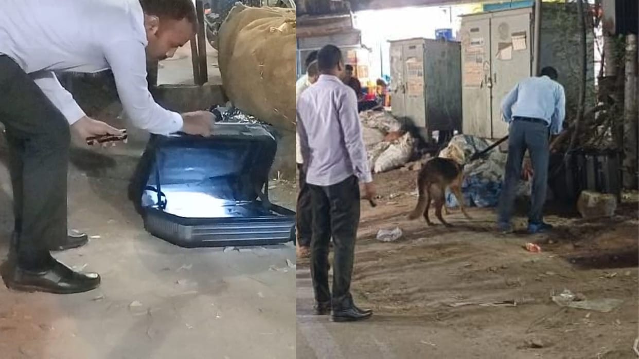 Telangana hyderabad nampally criminal court bomb threat hoax police investigation Bomb squad Dog squad