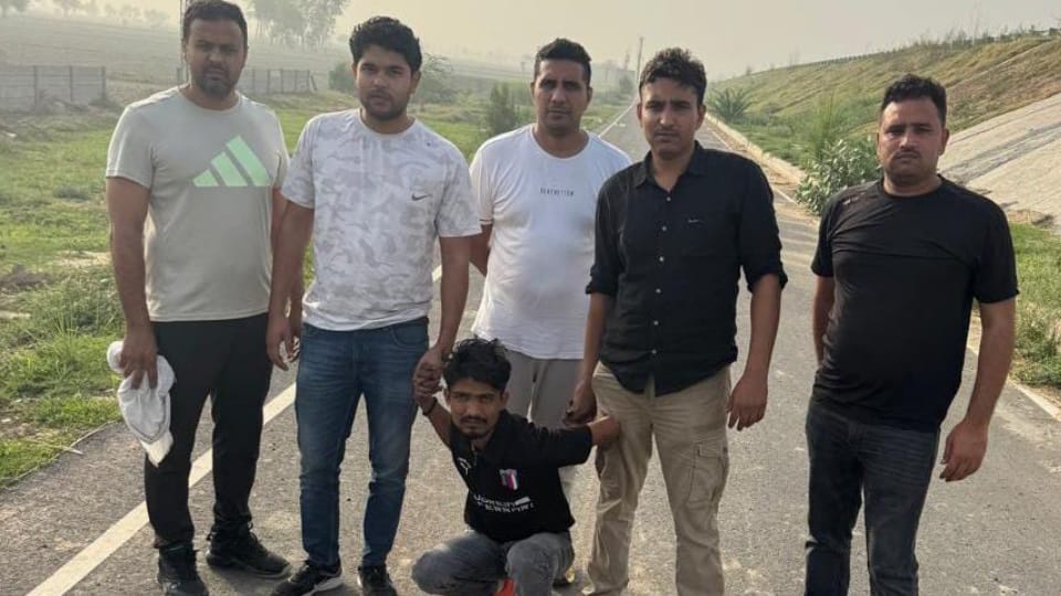 Encounter between accused and Sonipat Police