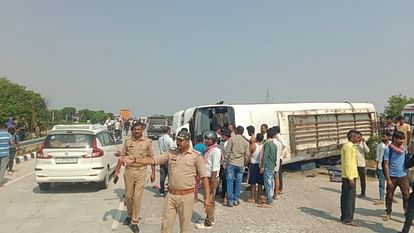 Jaunpur road accident Rajnath was coming to Jaunpur to get his son operation he died on way