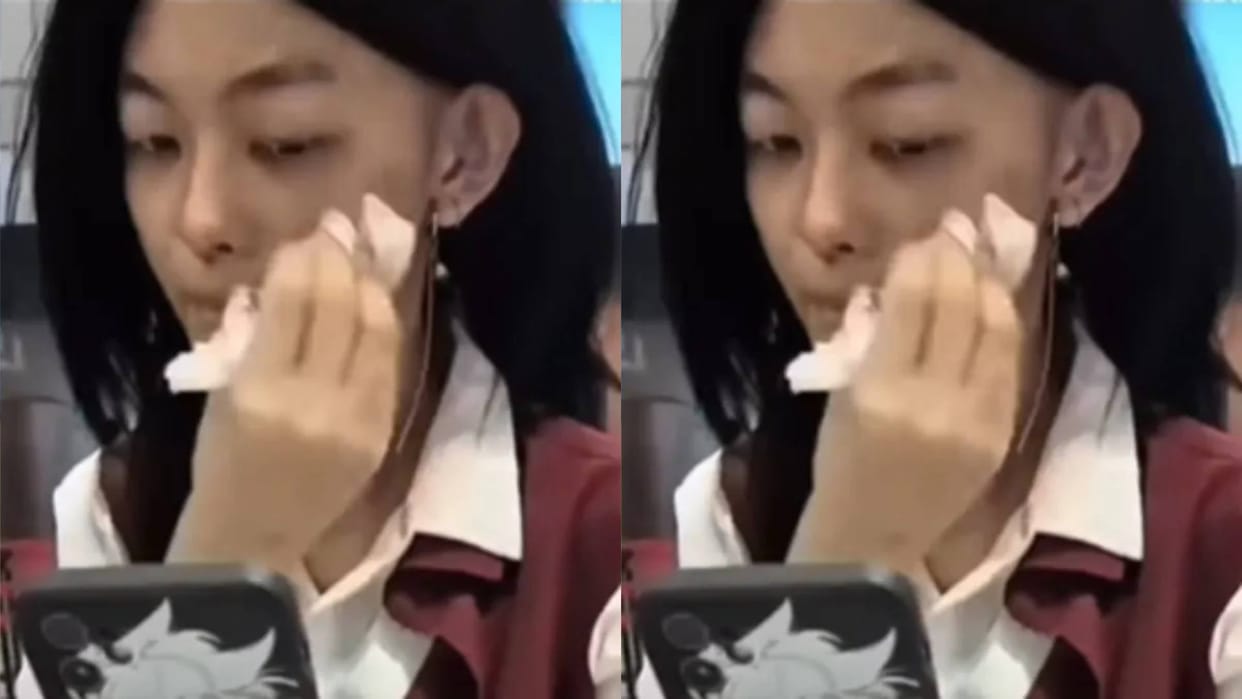 Woman did so much makeup on her grandson that even machine at airport could not recognize him Video Viral