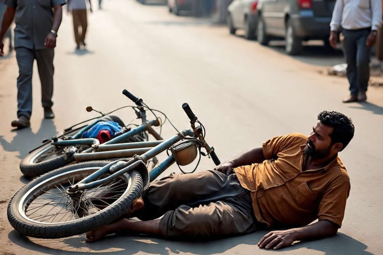 Bihar news: तेज रफ्तार बाइक बिजली पोल से टकराई, दो मजदूरों की मौत, एक गंभीर घायल